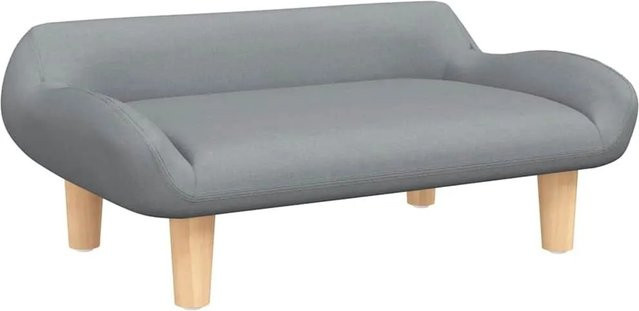 vidaXL Hundebett Sofa in Hellgrau aus Stoff mit B/T/H: 70 x 40 x 24 cm - Bild 1