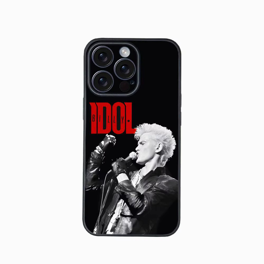Billy Idol Handyhülle für Apple iPhone 11 bis 16 Pro Max Plus mit Plating-Schutz in Schwarz - Bild 4