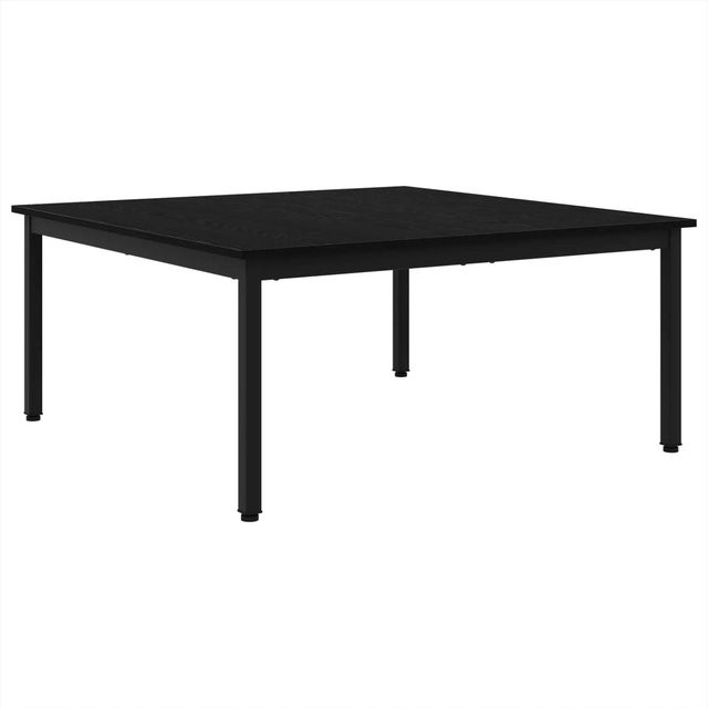 vidaXL Couchtisch modern in Schwarz und Eichen-Optik, B/T/H: 100 x 100 x 45 cm - Bild 1