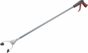 Flora Greifboy Kunststoffschaft Bürste in Silber, Länge: 90 cm - Bild 1