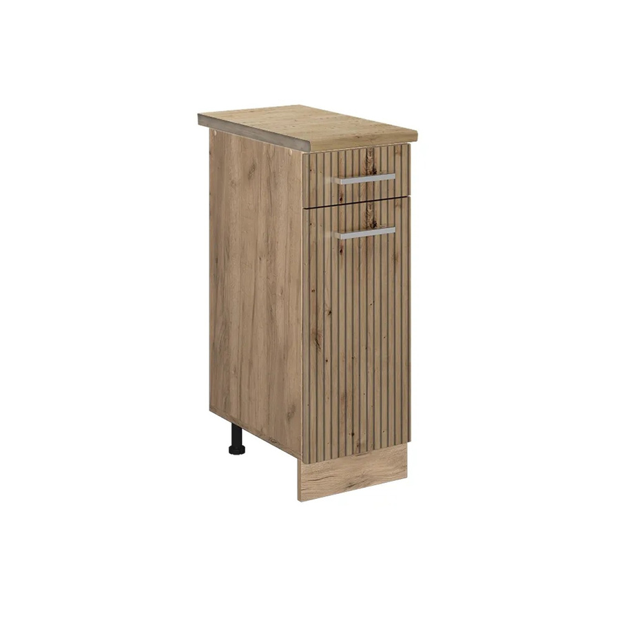 Vicco Küchenunterschrank R-Line Artisan-Eiche Goldkraft Eiche, Breite: 30 cm, Höhe: 81,6 cm, Tiefe: 60 cm - Bild 2