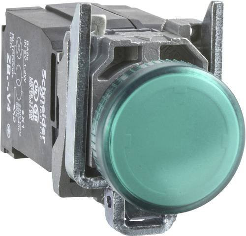 Schneider Electric XB4BV33 Leuchtmelder in Grün mit Schraubanschluss und Metallgehäuse - Bild 1