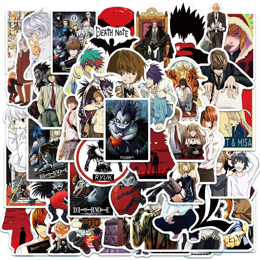 Bandai Death Note Aufkleber, Bunt / Mehrfarbig, 10/30/50 Stück - Bild 2