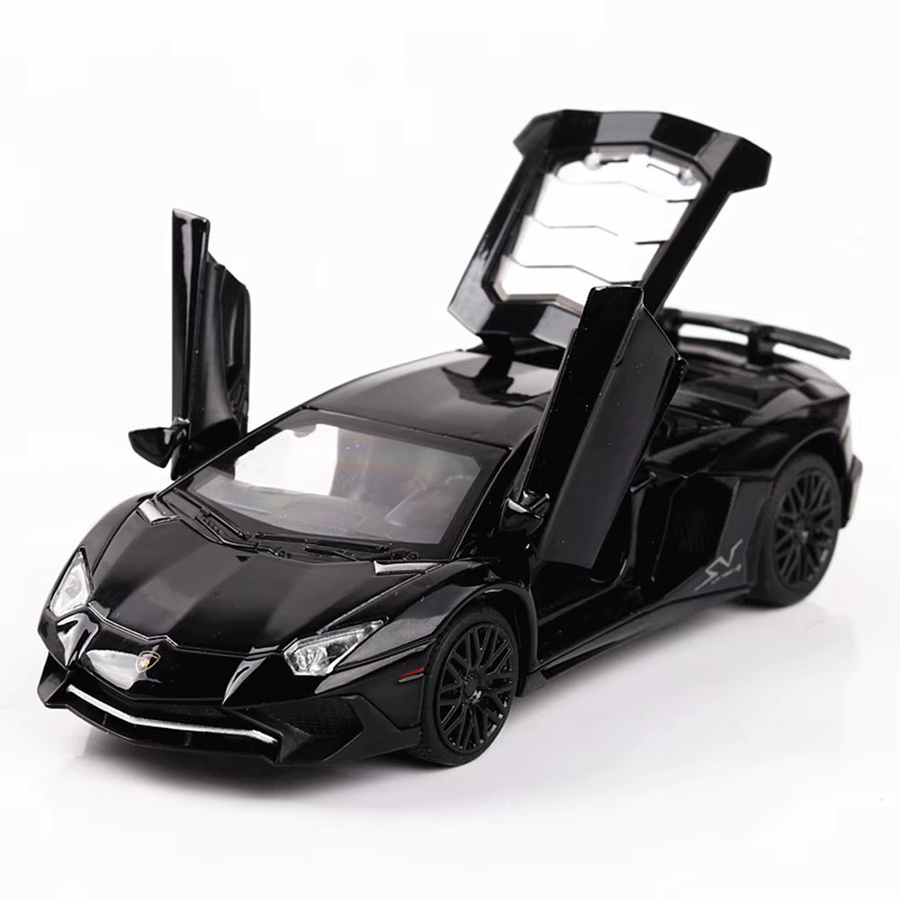 MAKEDA LP750 Sian Modell, 1:32, Miniaturfahrzeug, mit Ton und Licht, Gelb - Bild 5