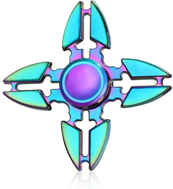 Yiran bag Metall Regenbogen Fidget Spinner Bunt EDC Hand Spinner - Bild 1