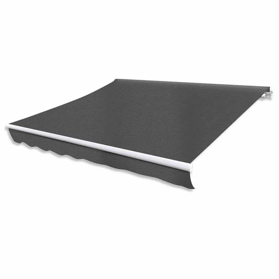 vidaXL Gelenkarmmarkise motorisiert in Anthrazit mit Aluminiumgestell und Polyesterstoff, Breite: 400 cm, Ausladung: 300 cm - Bild 2