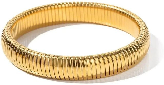 YULIN Armband Edelstahl, vergoldet, Gold, Unisex - Bild 1