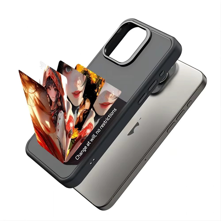 Zoeydam E-Ink NFC-Bildschirmanzeige mit 3,7 Zoll Display für iPhone 16 15 14 13 in Schwarz und Weiß mit drahtloser Übertragung und Vierfarben-Projektion - Bild 5