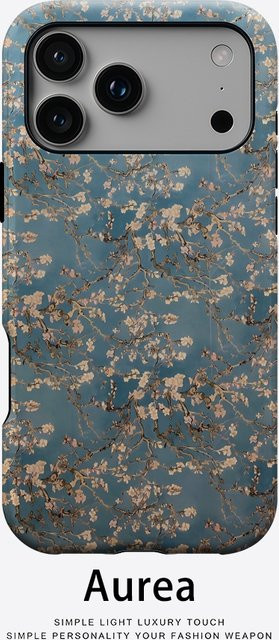 Blossom Branches robuste doppelschichtige Handyhülle mit Magnetfunktion für iPhone 17 16 15 14 13 Pro Max Plus, Multicolor - Bild 1