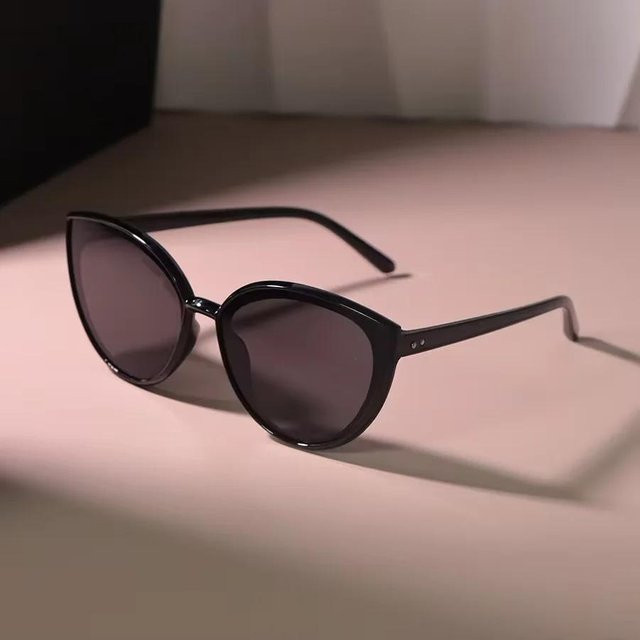Cat-Eye Sonnenbrille, Unisex, Vollrand, Plastic, Gray - Bild 1