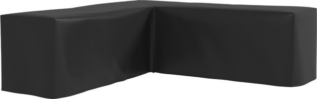 Outsunny Schutzhülle für L-förmige Gartenmöbel, wasserdichte Abdeckplane aus 420D Oxford für Ecksofas, Schwarz, B/T/H: 250 x 250 x 79 cm - Bild 1