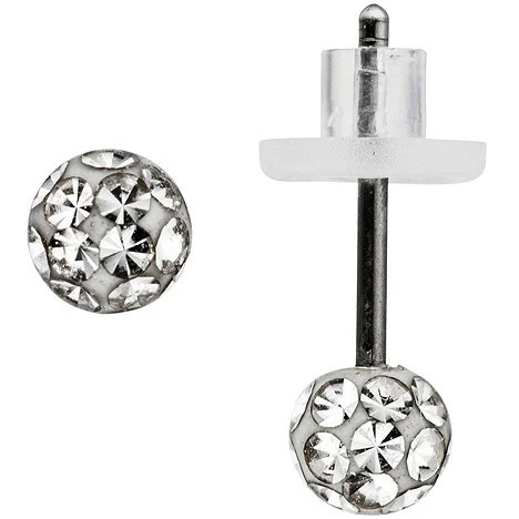 Colfem Ohrstecker Kugel, Edelstahl, Unisex - Bild 1