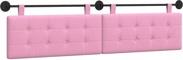 vidaXL Hängematte Wandmontiert Rosa Stoff B/H/T: 210 x 55 x 5 cm - Bild 1