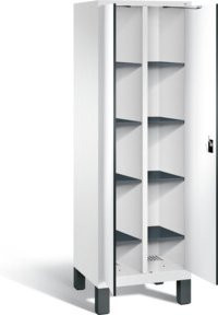 C+P Wäsche-Spind Evolo in Weiß mit Einlegeböden, H x B x T: 185 x 61 x 50 cm - Bild 1