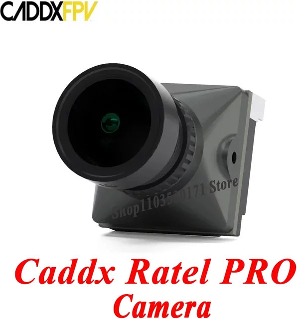 Caddx Ratel Pro FPV Kamera 1500TVL Schwarz mit 125 Grad FOV für Renn Drohnen - Bild 1