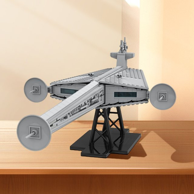 GOBRICKS Cantwell-Klasse Ableiter Raumschiff, Baustein, 1:1455, Weltraum - Bild 1