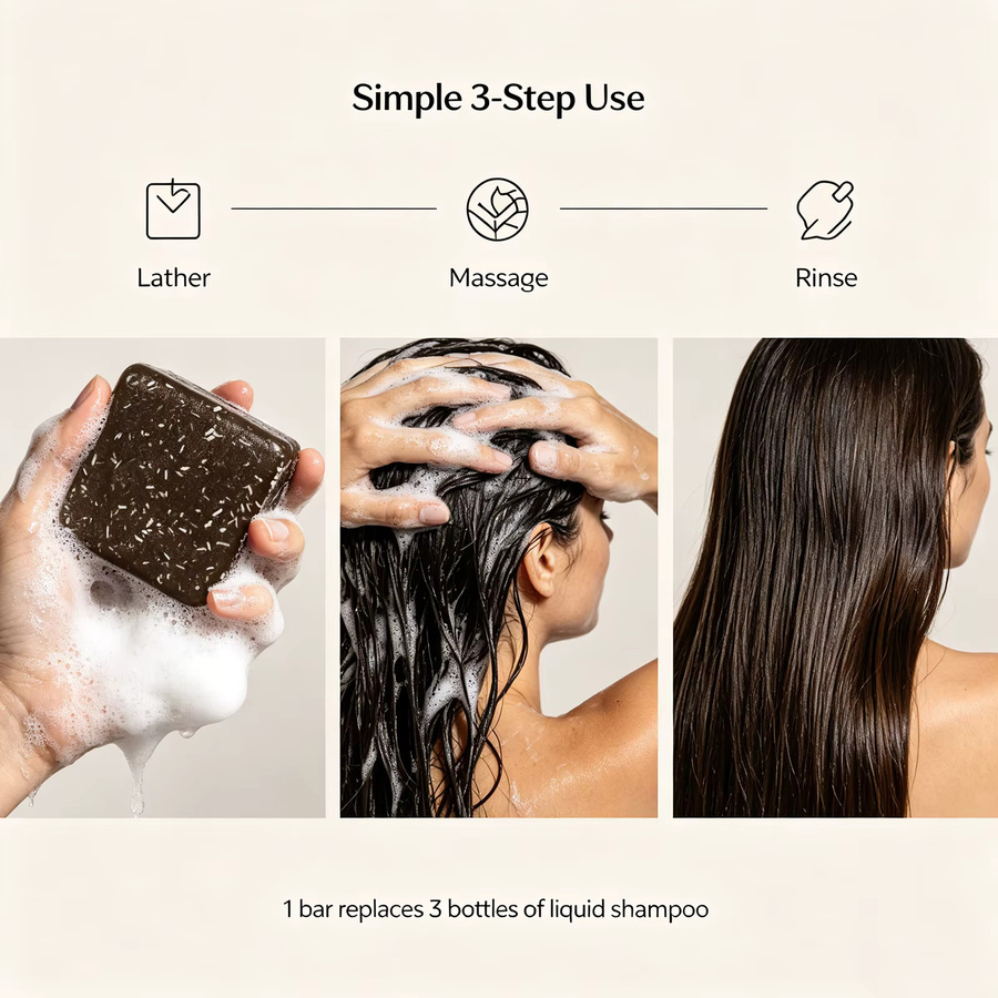 HOEGOA Rosmarin-Shampoo-Riegel, 100 g, Unisex, mit Rosmarinöl - Bild 5