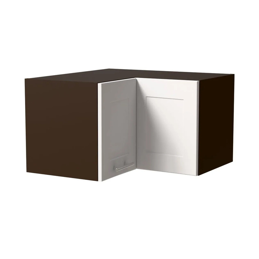 Feldmann-Wohnen Eckhängeschrank Oslo W12/60/36 in Lava und Weiß Matt mit Soft-Close-Türen, B/T/H: 60 x 60 x 36 cm - Bild 2