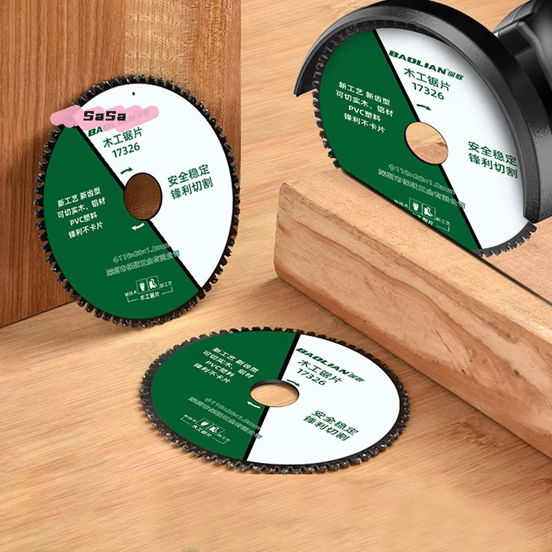 NCVHRT Multifunktionale Trennscheibe für Winkelschleifer, 110 mm, Grün, geeignet für Kunststoff, Metall und Holz - Bild 2