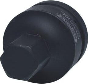 KS Tools Kraft-Bit-Stecknuss Innensechskant kurz 24 mm schwarz - Bild 1