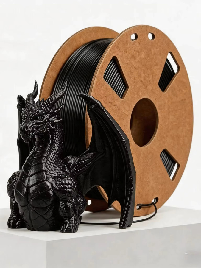 MANLANG PETG 3D-Drucker-Filament für FDM, 1,75 mm, Schwarz, 1 kg - Bild 5