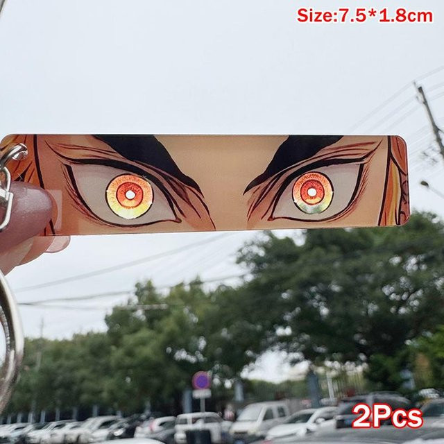 Anime Karten Schlüsselanhänger, Acryl, Black, Unisex - Bild 1