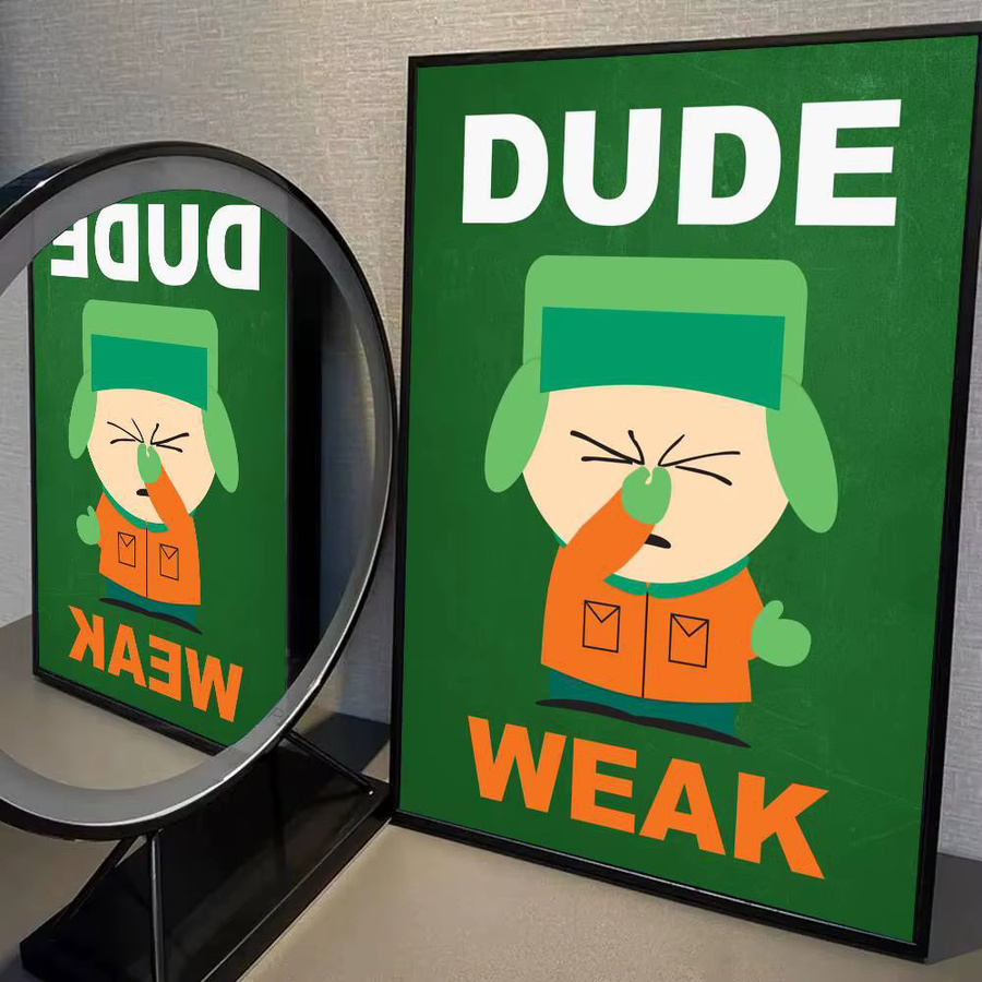 Potdemiel South Cartoon Park Wandkunst Poster in Mehrfarben als Wanddeko für dein Zimmer oder Büro - Bild 6