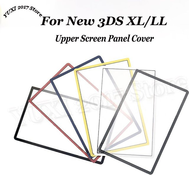 Kunststoff-Display-Abdeckung für Nintendo 3DS XL und 3DS LL in Rot - Bild 1