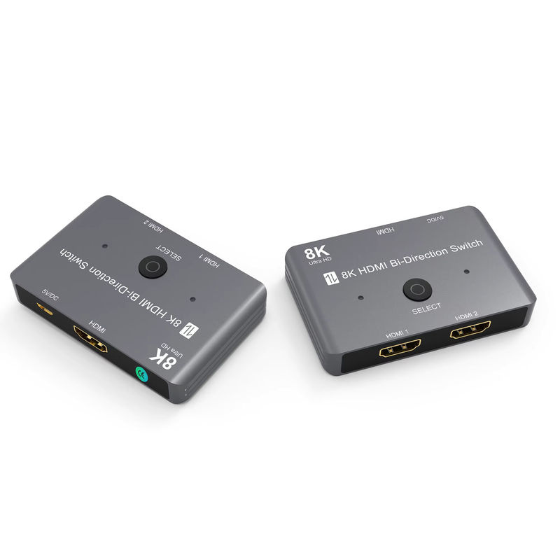 lmcnzz Bidirektionaler HDMI 2.1 Switch 8K@60Hz und 4K@120Hz 2-in-1 oder 1-in-2 HDMI Switcher Konverter Adapter Splitter - Bild 3
