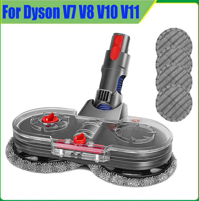 Elektrischer Mopp-Kopf mit Wassertank und abnehmbarem Tuch als Zubehör-Ersatzteil für Dyson V7 V8 V10 V11 V15 Staubsauger - Bild 1