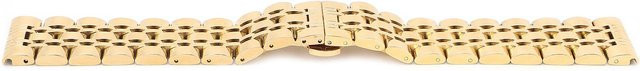Skmei Uhrenarmband Edelstahl, 22 mm, beige - Bild 1