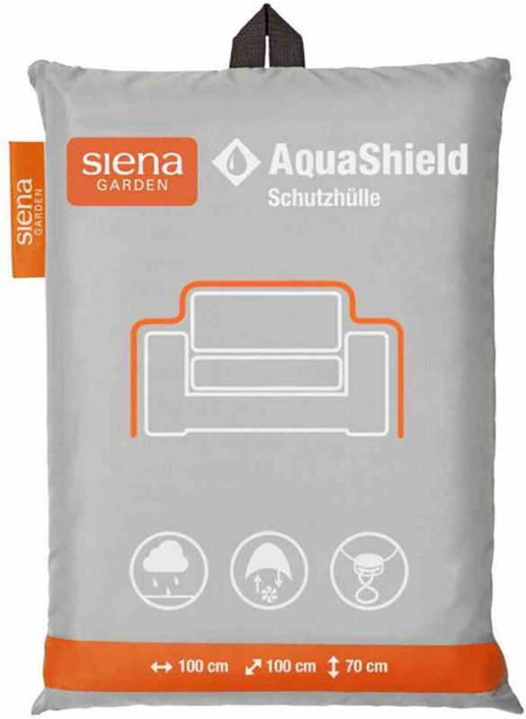 Siena Garden AquaShield Schutzhülle für Lounge-Sessel, Hellgrau, B/T/H: 100 x 100 x 70 cm - Bild 2