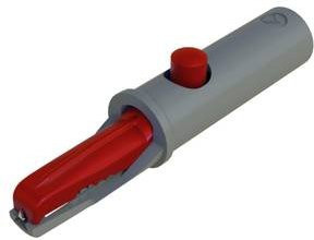 Hirschmann Test & Measurement AK 10 Krokodilklemme in Rot mit einem Klemmbereich von max. 6 mm und einer Länge von 53 mm - Bild 1