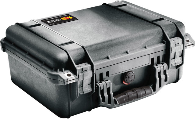 Peli Protector Case 1450 Koffer mit Schaumstoff in Schwarz - Bild 1
