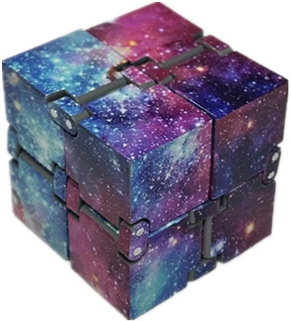 Super Six Infinity Cube Fidget Cube Galaxie Weltraum Magisches Puzzle Spielzeug - Bild 1