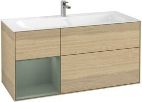 V&B Waschtischunterschrank Finion Wandbeleuchtung mit Lackierung, Breite: 119,6 cm, Tiefe: 49,8 cm - Bild 1