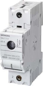 Siemens Indus.Sector Neozed-Lasttrennschalter D02, 1-polig + N, Tiefe: 70 mm, Farbe: Weiß, 5SG7153 - Bild 1