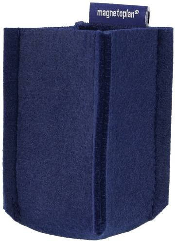 Magnetoplan MagnetoTray SMALL Magnetischer Stiftehalter in Blau B/T/H: 6,0 x 6,0 x 10,0 cm - Bild 1