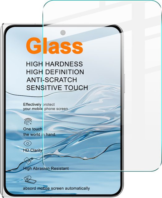 IMAK Displayschutzfolie aus gehärtetem Glas für Apple iPhone Ultra Fold, transparent - Bild 1