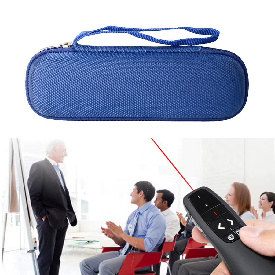 Hartschalenkoffer Logitech Präsentations-Fernbedienungstasche mit Netztasche in Schwarz für R400 R500 R800 - Bild 3