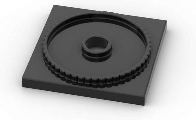 Yiran toy 10-teiliges Set Drehteller 4x4 Quadratische Basis Bausteine - Bild 1