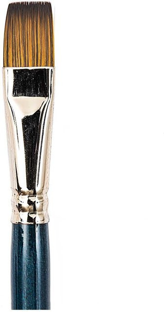 Rico Design Art School Acrylpinsel mit Synthetikfasern und Aluminiumhülse, flach, Größe 14 - Bild 1