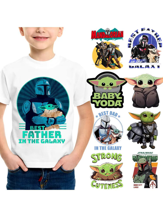 TAKARA TOMY Star Wars Transferaufkleber, Anime Cartoon, Aufbügelbare Aufnäher - Bild 3