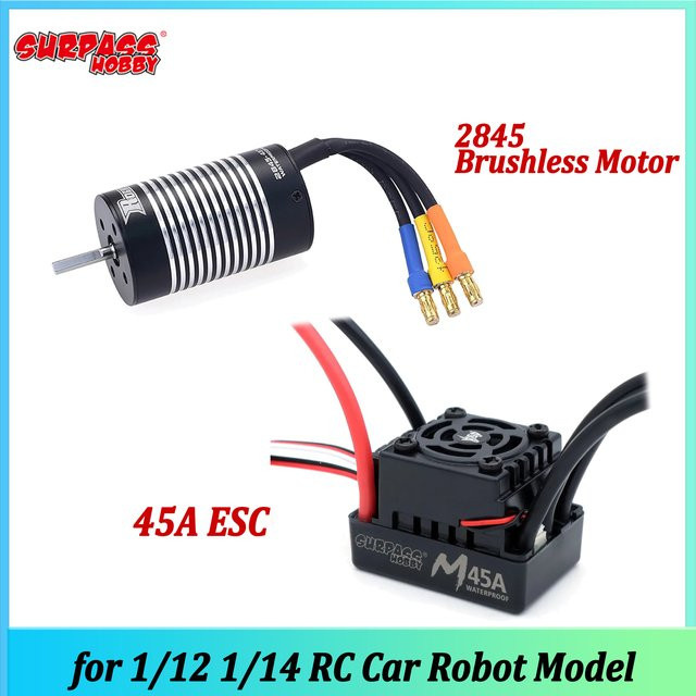 Hobby Rocket 2845 bürstenloser Motor mit 45A ESC Combo, RC Auto Modellbau - Bild 1