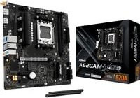 ASRock A620AM-X WIFI Mainboard für AM5 Sockel mit DDR5 Unterstützung in Schwarz - Bild 1