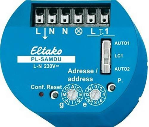 Eltako PL-SAMDU Dimmaktor für Unterputz in Blau - Bild 1