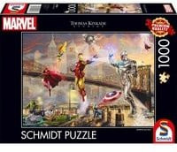 Schmidt Spiele Marvel Iron Man Puzzle von Thomas Kinkade Studios mit Superhelden-Motiv - Bild 1