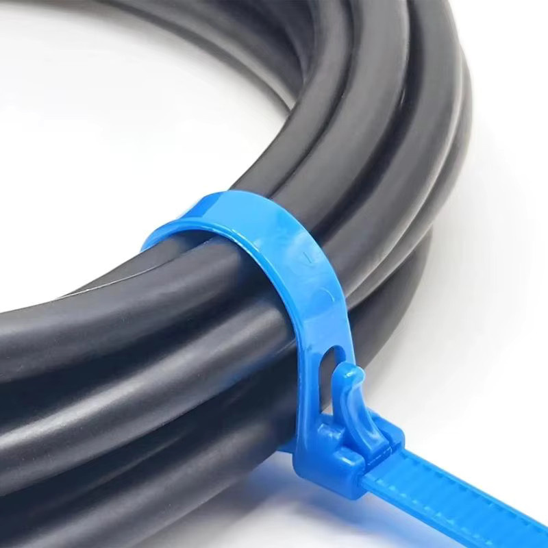 100 Stück wiederverwendbare Nylon Kabelbinder in Schwarz, Weiß und Bunt - Bild 3