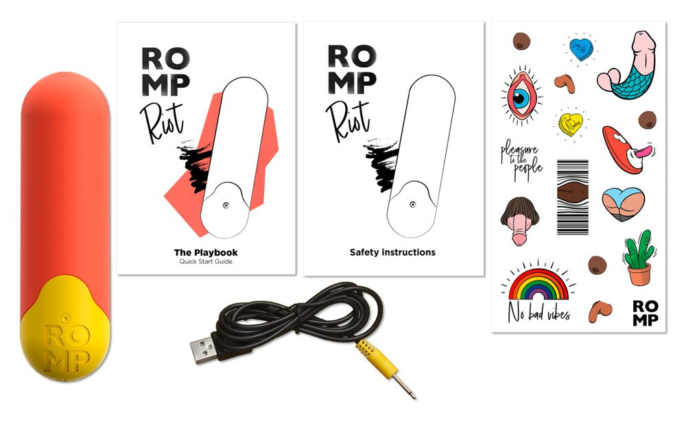 Vibrator ROMP Riot von Womanzier in Orange - Bild 4