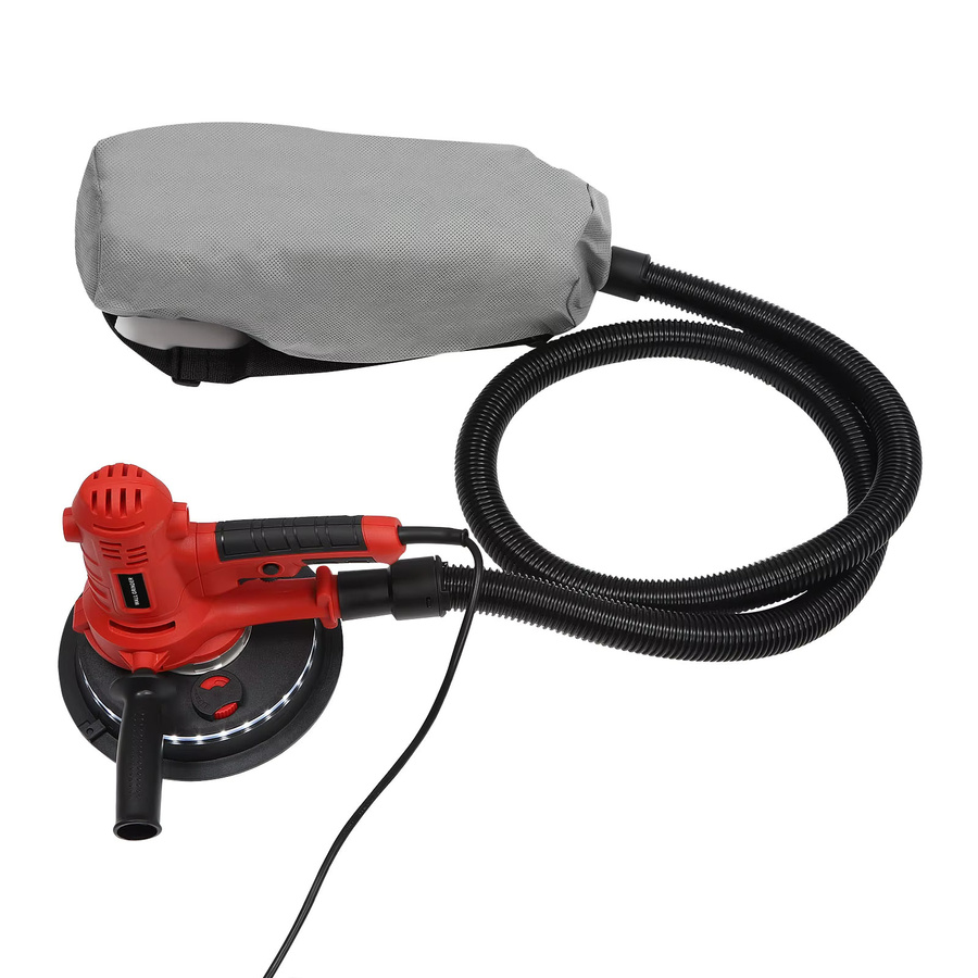 Bymaocar Tragbare Schleifmaschine und Poliermaschine in Rot mit 800W und 1200-2500 U/min für Trockenbauwände und Gipsdecken - Bild 5